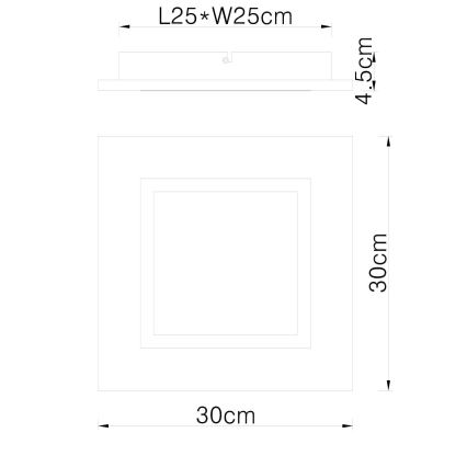 Globo - LED Plafondlamp LED/12W/230V
