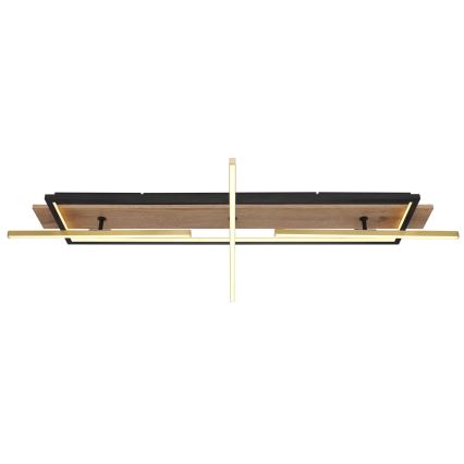 Globo 67296D2 - Plafonnier LED BEATRIX LED/48W/230V 60,5x100 cm marron