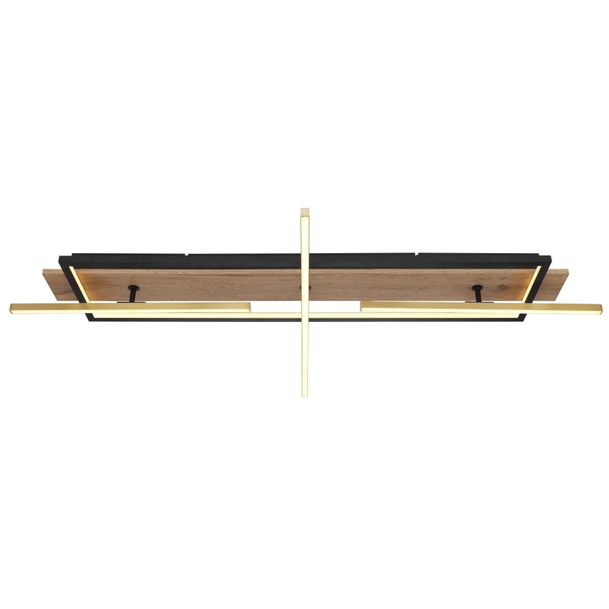 Globo 67296D2 - Plafonnier LED BEATRIX LED/48W/230V 60,5x100 cm marron