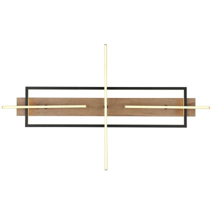 Globo 67296D2 - Plafonnier LED BEATRIX LED/48W/230V 60,5x100 cm marron