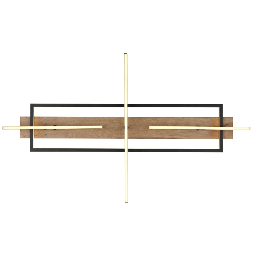 Globo 67296D2 - Plafonnier LED BEATRIX LED/48W/230V 60,5x100 cm marron