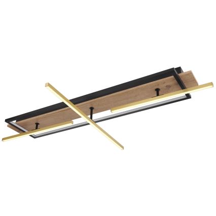 Globo 67296D2 - Plafonnier LED BEATRIX LED/48W/230V 60,5x100 cm marron