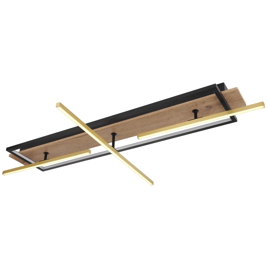 Globo 67296D2 - Plafonnier LED BEATRIX LED/48W/230V 60,5x100 cm marron