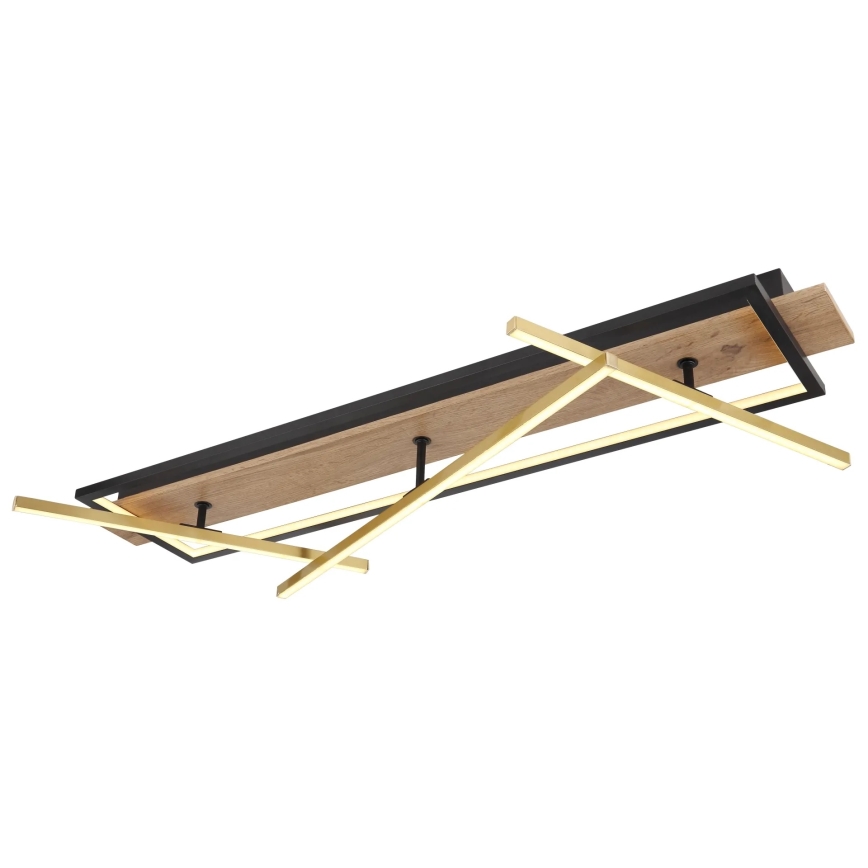 Globo 67296D2 - Plafonnier LED BEATRIX LED/48W/230V 60,5x100 cm marron