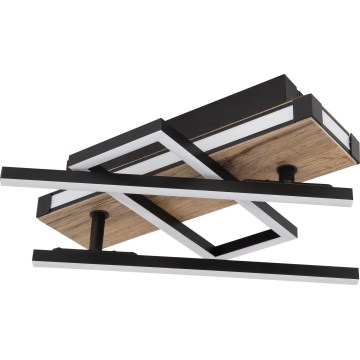 Globo 67299D2 - Plafonnier COLLI LED/30W/230V 46x68 cm marron/noir