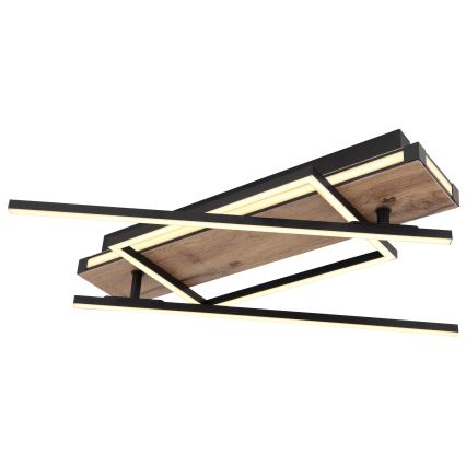 Globo 67299D3 - Plafonnier COLLI LED/40W/230V 88x120 cm beige/noir