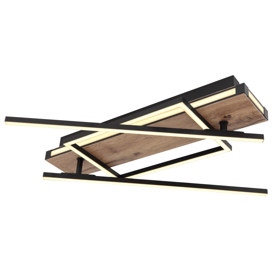 Globo 67299D3 - Plafonnier COLLI LED/40W/230V 88x120 cm beige/noir