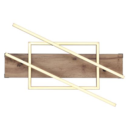 Globo 67299D3 - Plafonnier COLLI LED/40W/230V 88x120 cm beige/noir