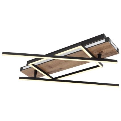 Globo 67299D3 - Plafonnier COLLI LED/40W/230V 88x120 cm beige/noir