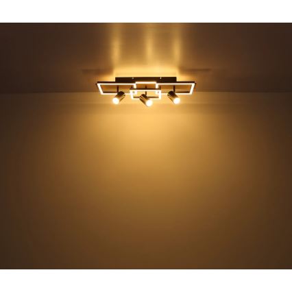 Globo - Plafonnier LED/48W/230V + 3xGU10/5W 3000K 27x72 cm
