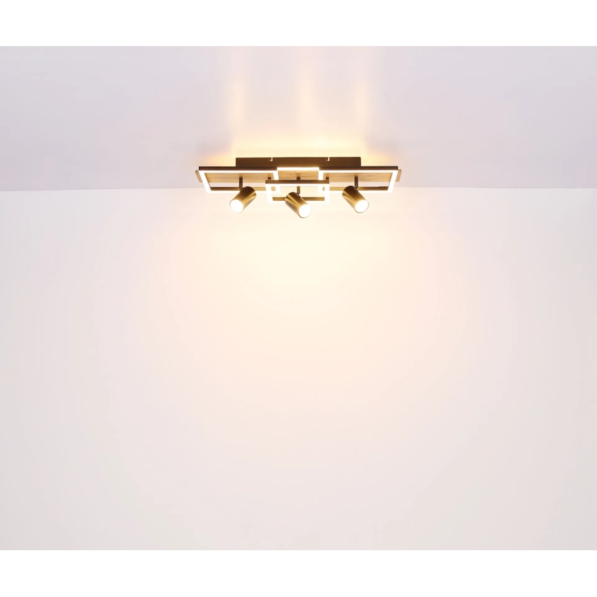 Globo - Plafonnier LED/48W/230V + 3xGU10/5W 3000K 27x72 cm