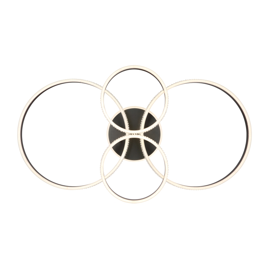 Globo - Plafonnier LED LED/39W/230V 2700/4500/6500K 106x60 cm anthracite