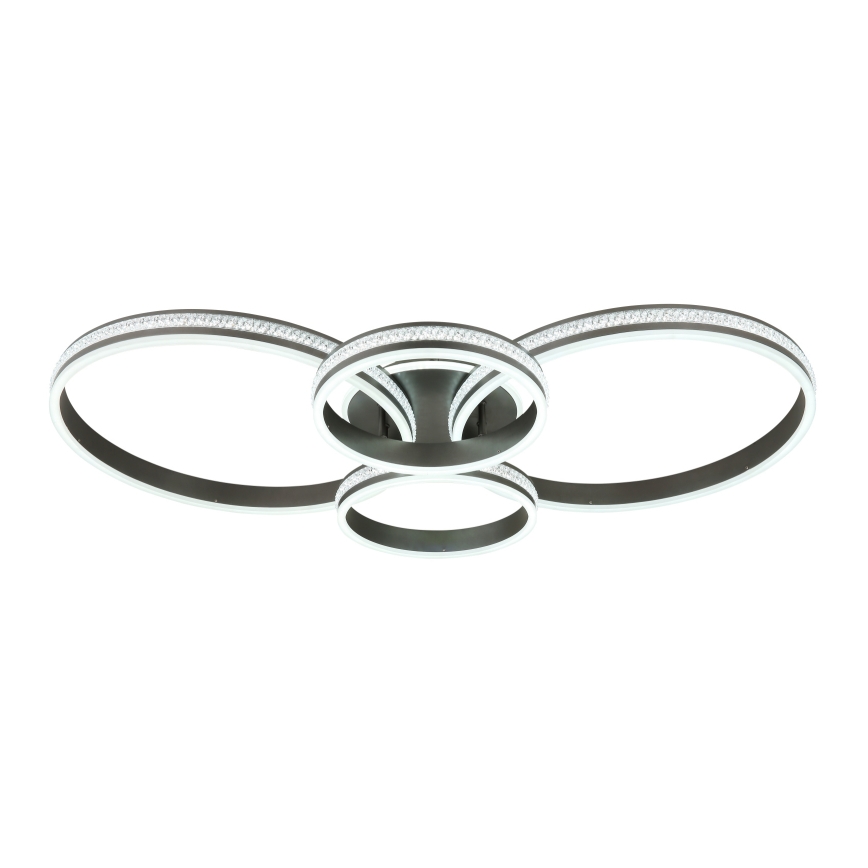 Globo - Plafonnier LED LED/39W/230V 2700/4500/6500K 106x60 cm anthracite