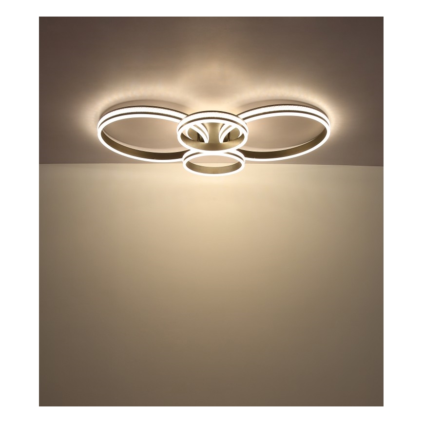 Globo - Plafonnier LED LED/39W/230V 2700/4500/6500K 106x60 cm anthracite