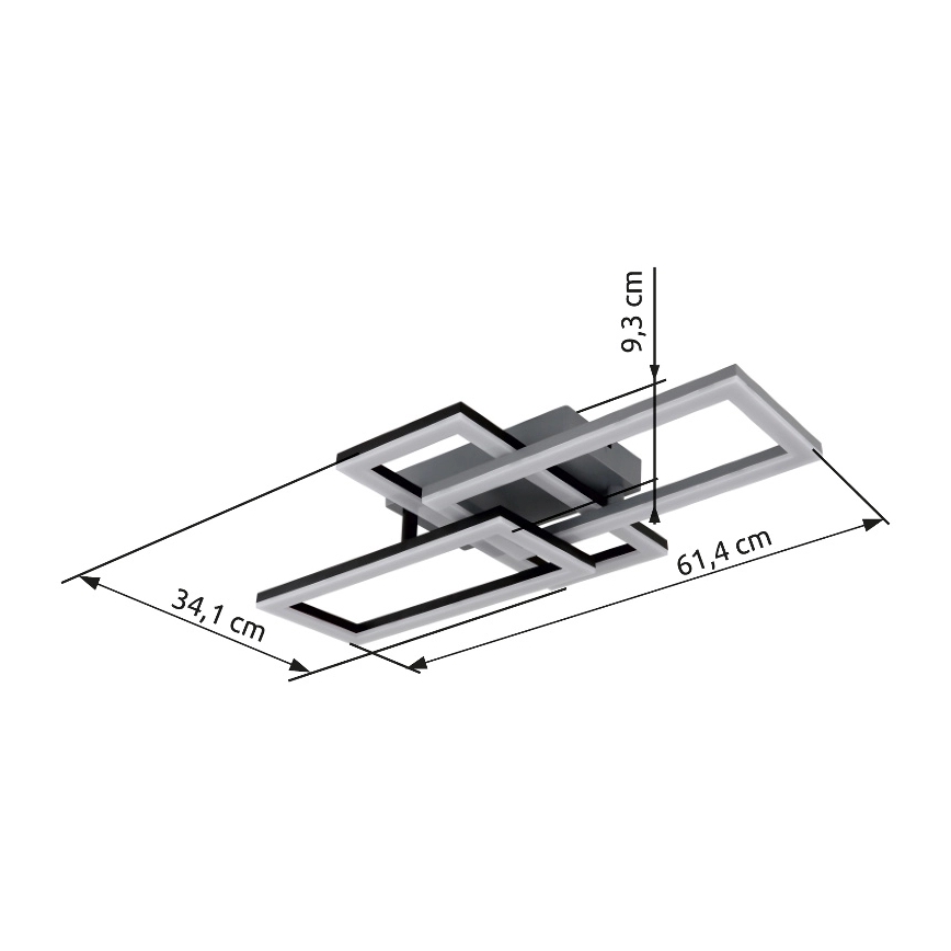 Globo - LED Plafondlamp LED/24W/230V