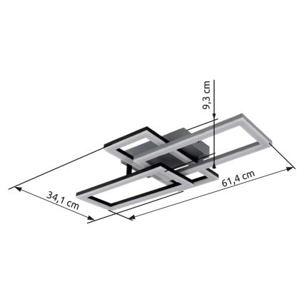 Globo - Plafonnier LED/24W/230V