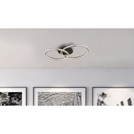Globo - Plafonnier LED dimmable LED/50W/230V 2700-6000K 50x75 cm + télécommande