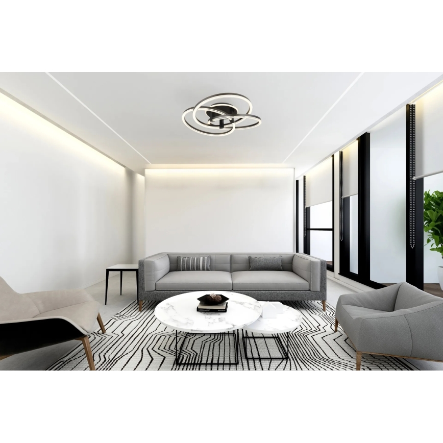 Globo - LED-dimbare plafondlamp LED/75W/230V 2700-6000K Ø 78 cm + afstandsbediening