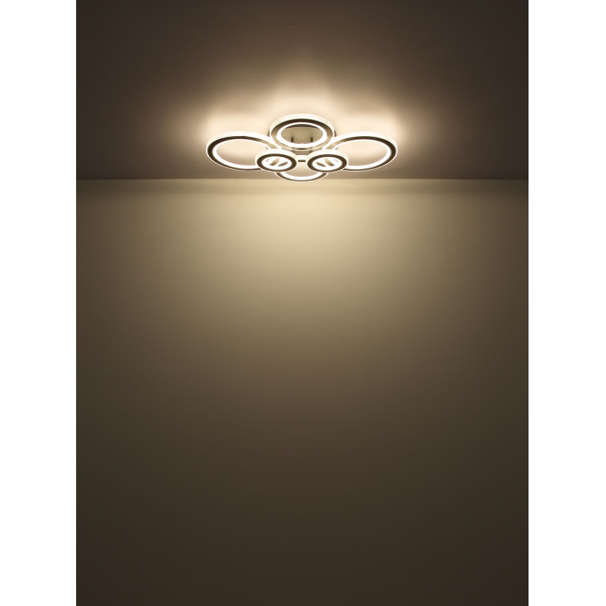 Globo - Plafonnier LED dimmable LED/60W/230V 2700-6000K 56x78 cm anthracite + télécommande