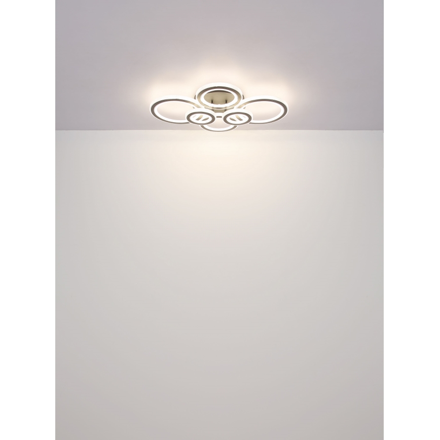Globo - Plafonnier LED dimmable LED/60W/230V 2700-6000K 56x78 cm anthracite + télécommande
