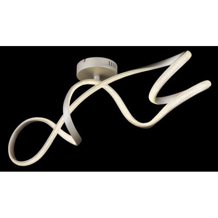 Globo - LED Bevestigde Hanglamp LED/30W/230V mat chroom