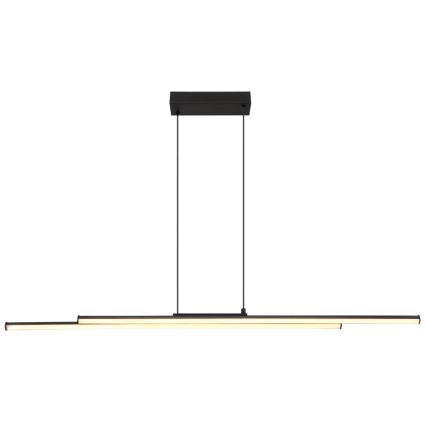 Globo - Suspension filaire LED/24W/230V 3000K noir