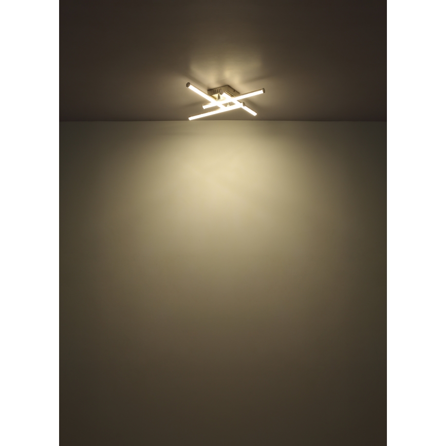 Globo - LED plafondlamp LED/24W/230V 4000K mat chroom
