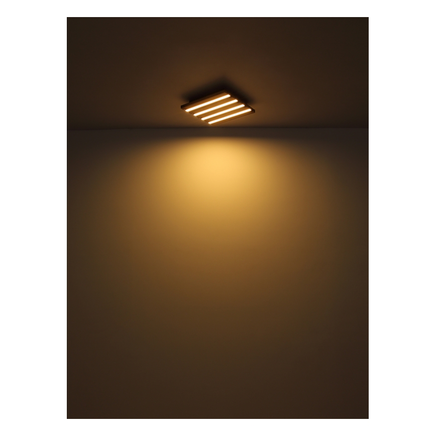 Globo - Plafonnier LED/30W/230V 3000K 80x20 cm bois