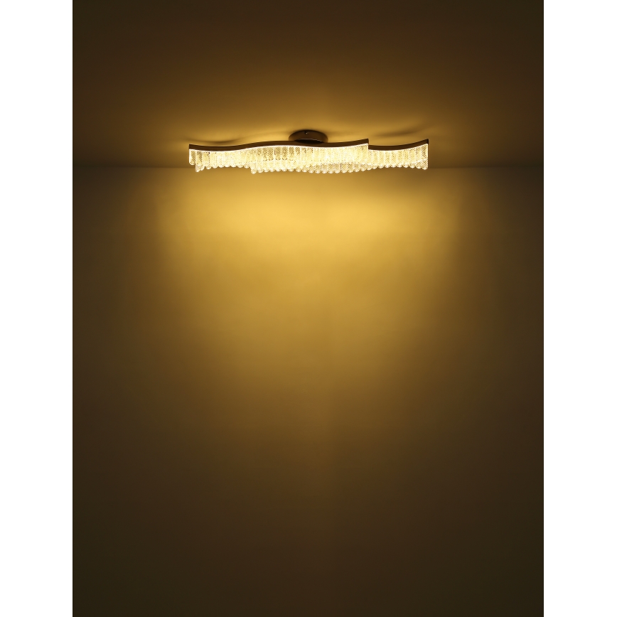 Globo - LED plafondlamp LED/35W/230V 3200K 18x108 cm goud