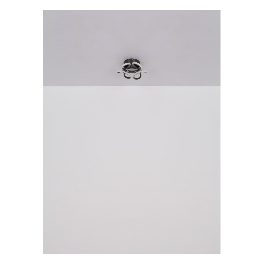 Globo - LED Plafondlamp LED/24W/230V 2700/4000/6000K Ø 26 cm zwart