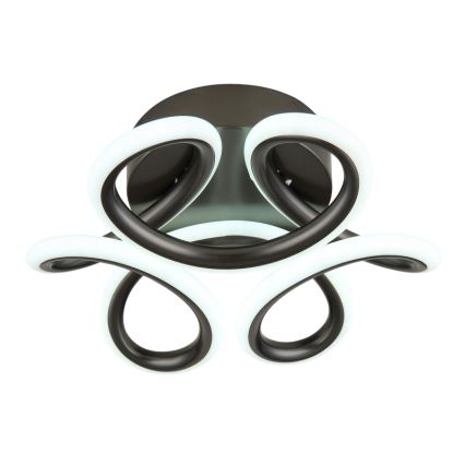 Globo - Plafonnier LED LED/24W/230V 2700/4000/6000K Ø 26 cm noir