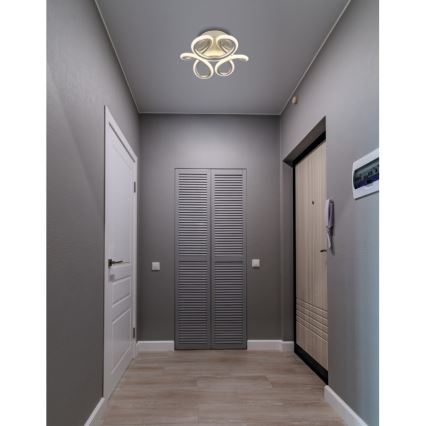 Globo - LED Plafondlamp LED/24W/230V 2700/4000/6000K Ø 26 cm mat chroom