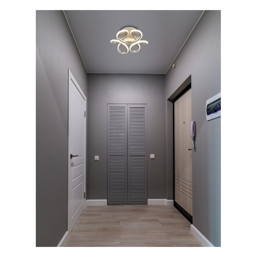Globo - LED Plafondlamp LED/24W/230V 2700/4000/6000K Ø 26 cm mat chroom