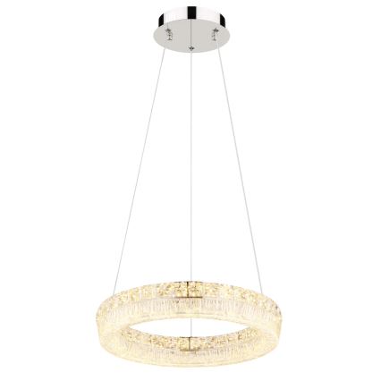 Globo - Suspension LED dimmable sur câble LED/24W/230V 2700-6000K transparente + télécommande