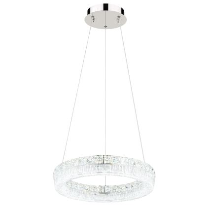 Globo - Suspension LED dimmable sur câble LED/24W/230V 2700-6000K transparente + télécommande
