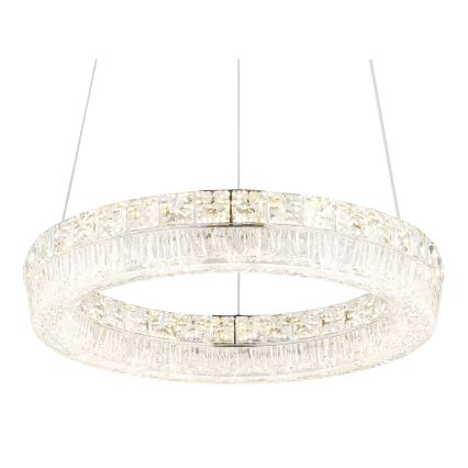Globo - Suspension LED dimmable sur câble LED/24W/230V 2700-6000K transparente + télécommande