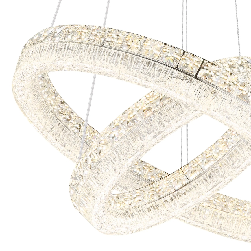 Globo - Suspension LED dimmable sur câble LED/60W/230V 2700-6000K transparente + télécommande