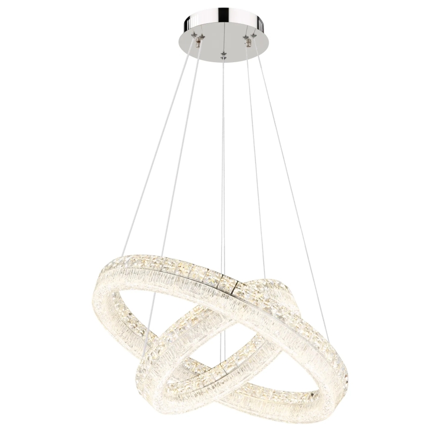 Globo - Suspension LED dimmable sur câble LED/60W/230V 2700-6000K transparente + télécommande