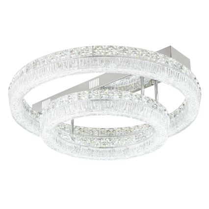 Globo - Dimbare LED-plafondlamp LED/60W/230V 2700-6000K transparant + afstandsbediening