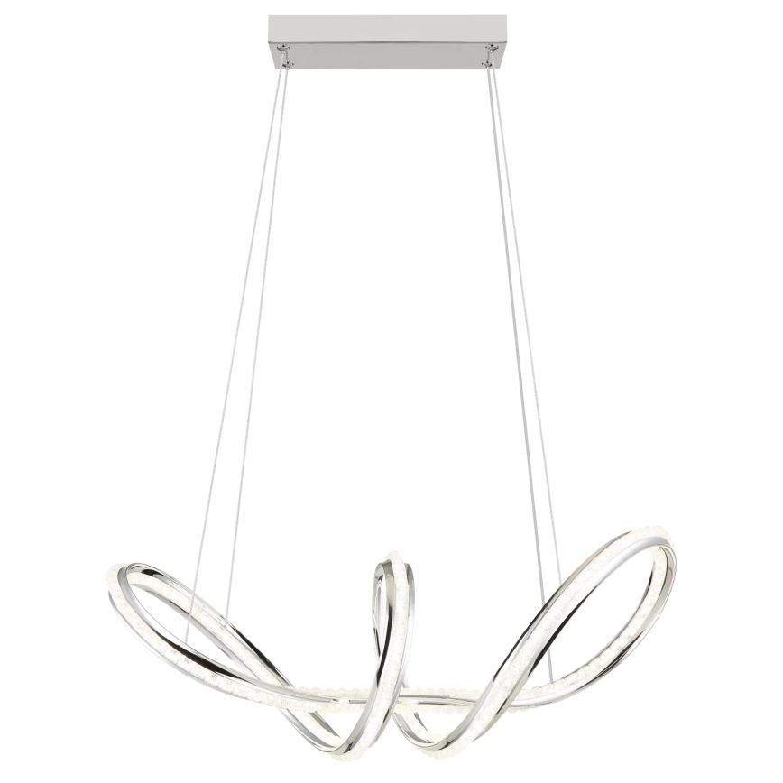 Globo - Suspension LED à intensité variable sur câble LED/45W/230V 2700-6000K chrome brillant + télécommande