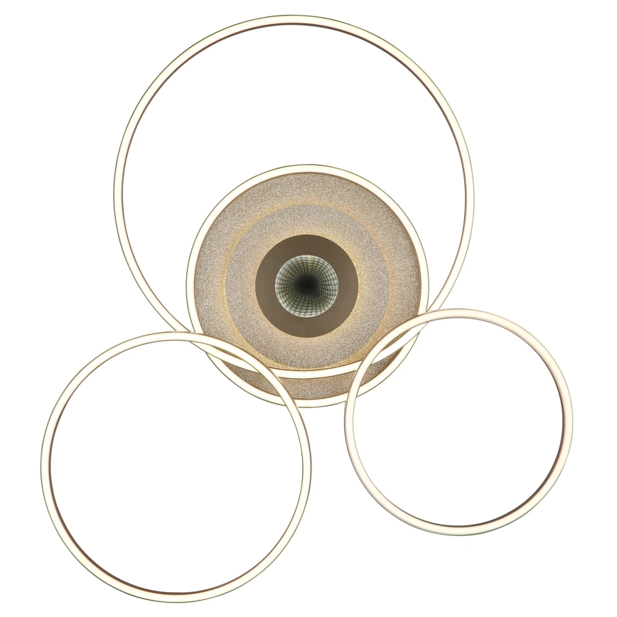 Globo - Plafonnier LED dimmable LED/60W/230V 2700-6500K 80,8x99,2 cm laiton + télécommande
