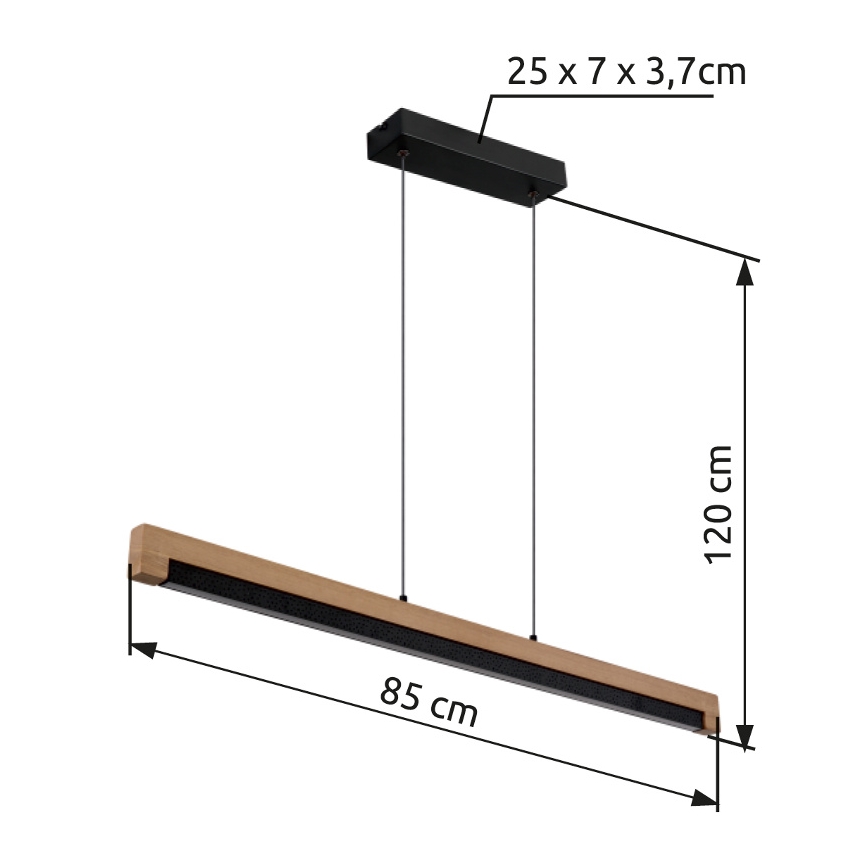 Globo - LED Hanglamp aan een koord LED/24W/230V