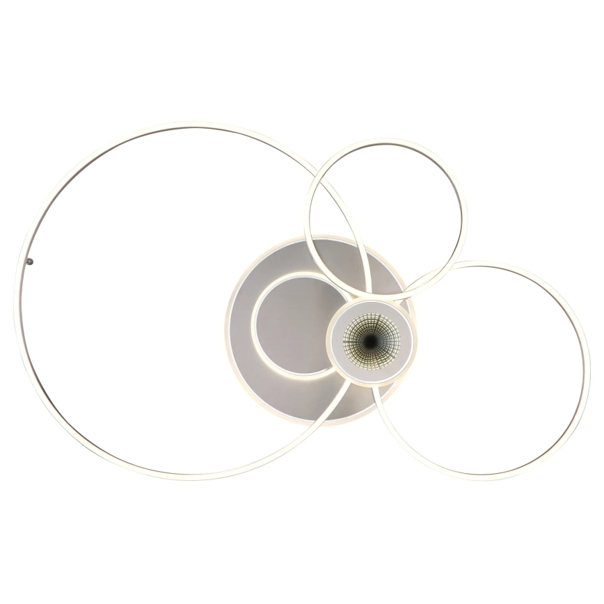 Globo - Plafonnier LED dimmable LED/36W/230V 2700-6500K argenté + télécommande