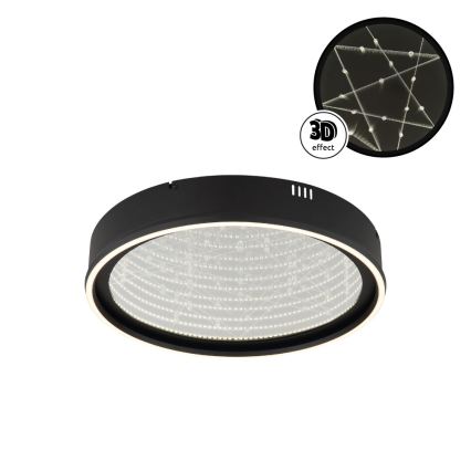 Globo - Plafonnier LED dimmable LED/40W/230V 2700-6500K Ø 51,5 cm noir + télécommande
