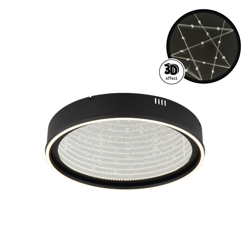 Globo - Plafonnier LED dimmable LED/40W/230V 2700-6500K Ø 51,5 cm noir + télécommande