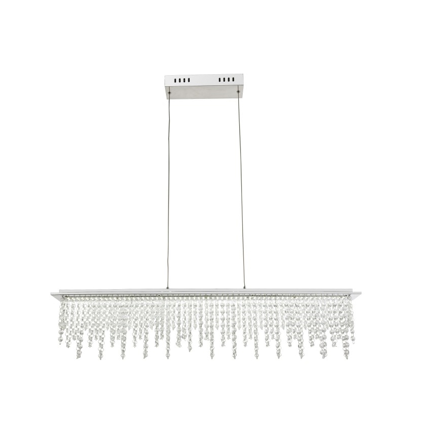 Globo - LED Dimbaar kristal Hanglamp aan een touw LED/24W/230V 3000-6000K + afstandsbediening