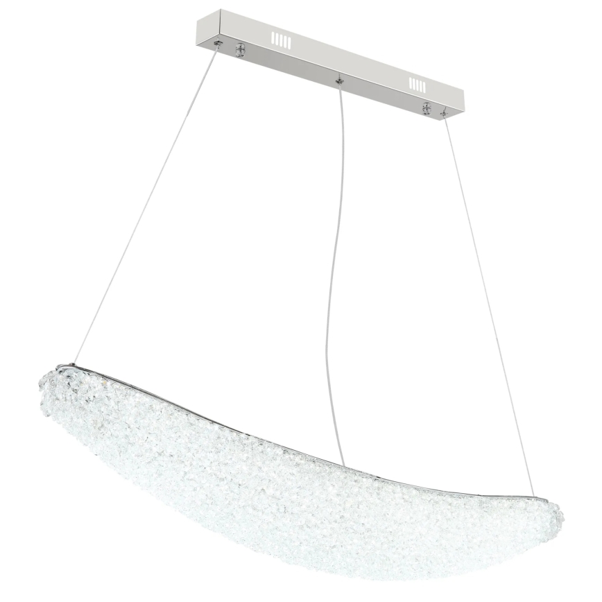 Globo - Suspension LED dimmable sur câble LED/40W/230V 2700-6000K chrome brillant + télécommande