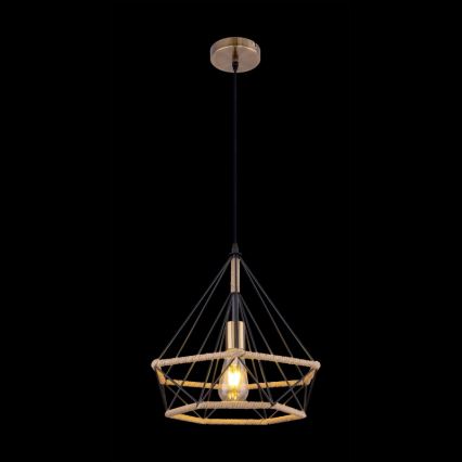 Globo 69029 - Hanglamp aan koord ULLEU 1xE27/60W/230V