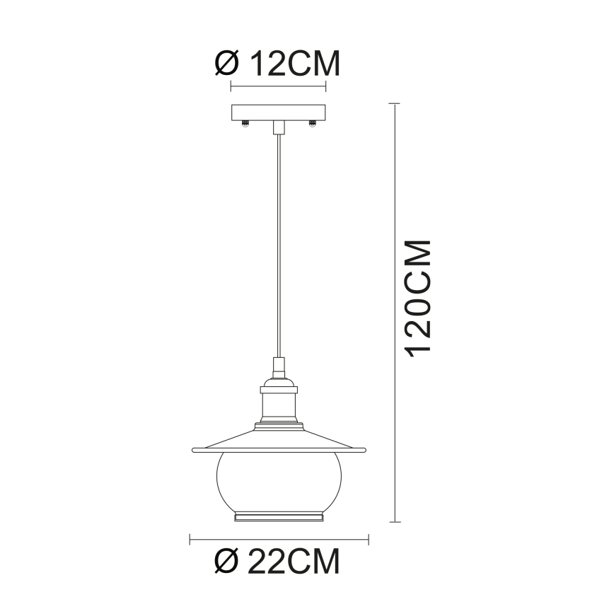 Globo 69030 - Suspension 1xE27/60W