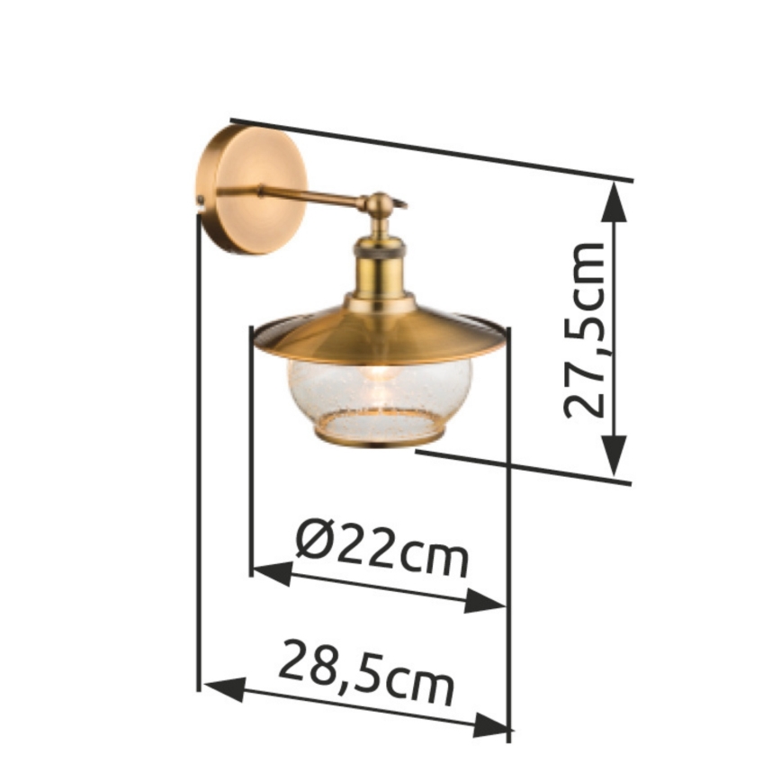 Globo 69030W - Applique murale 1xE27/60W